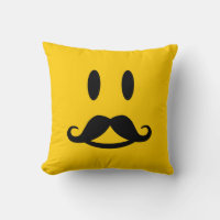 Feliz bigote personalizado peregrino