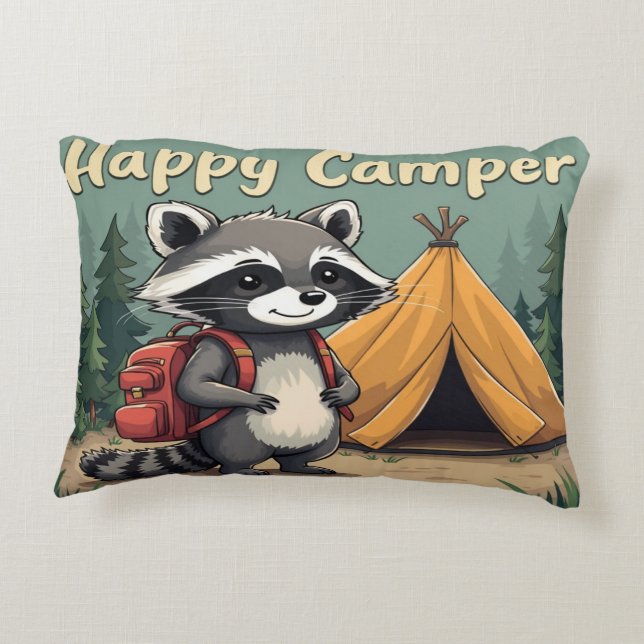 Cojín Decorativo Feliz Camper - Diversión y aventura (Reverso)