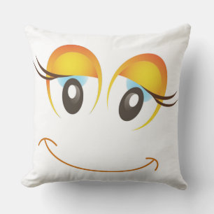 COJÍN DECORATIVO FELIZ CARA CHICA