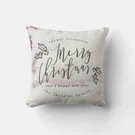 COJÍN DECORATIVO FELIZ CHRISTMAS-MARBLE