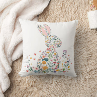 Cojín Decorativo Feliz Conejo de Pascua