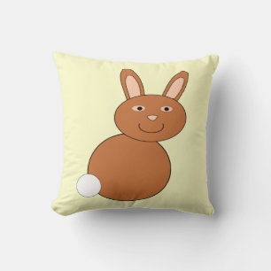 Cojín Decorativo Feliz Conejo de Pascua Pillow