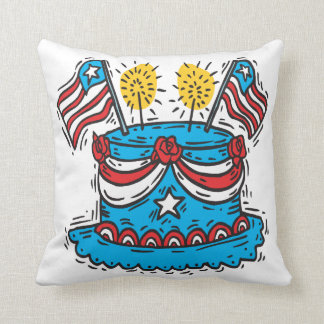 Cojín Decorativo Feliz Cumpleaños América