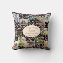 Feliz cumpleaños madre Collage de fotos de familia