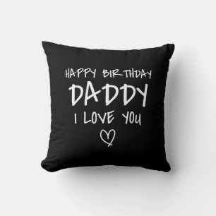 Cojín Decorativo Feliz Cumpleaños Papá Te Quiero Cumpleaños del Pad