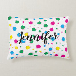 Cojín Decorativo Feliz cumpleaños Personalizar Accent Cushion