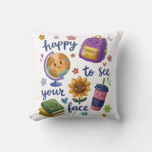 Cojín Decorativo Feliz de ver tu cara
