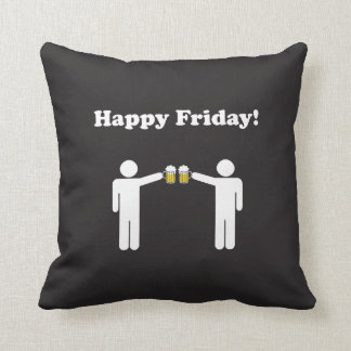 Cojín decorativo feliz de viernes