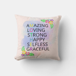 Cojín Decorativo Feliz Día de la Madre