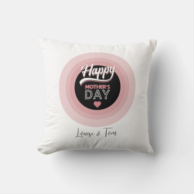 Cojín Decorativo Feliz día de la madre (Anverso)