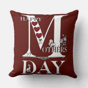 Cojín decorativo Feliz Día de la Madre