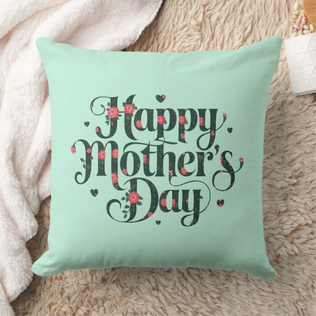 Cojín Decorativo Feliz Día de la Madre (Manta)