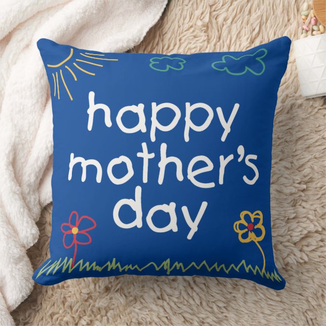 Cojín Decorativo Feliz Día de la Madre 5 (Manta)