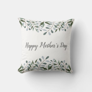 Cojín Decorativo Feliz Día de la Madre Eucalyptus Greeneration Flo
