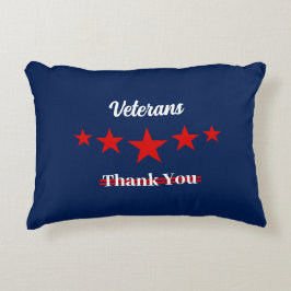 Cojín Decorativo Feliz Día de los Veteranos