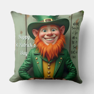 Cojín Decorativo Feliz Día de San Patricio