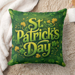 Cojín Decorativo Feliz día de San Patricio
