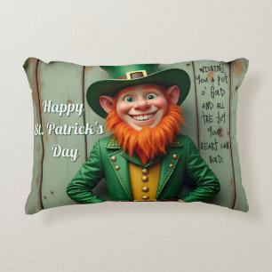 Cojín Decorativo Feliz Día de San Patricio