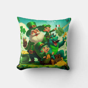 Cojín Decorativo Feliz Día de San Patricio colorido
