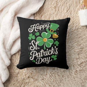 Cojín Decorativo Feliz Día de San Patricio, Patrimonio Irlandés en