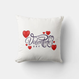Cojín Decorativo Feliz Día de San Valentín