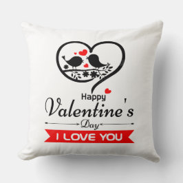 Cojín Decorativo Feliz Día de San Valentín