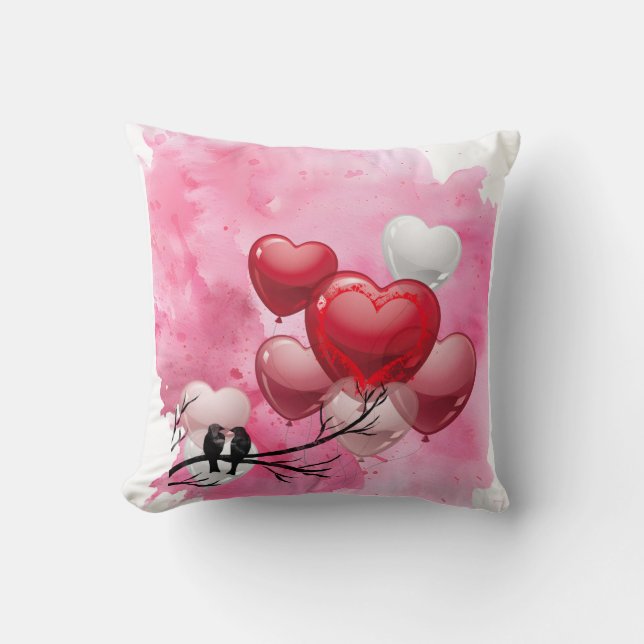 Cojín Decorativo Feliz día de San Valentín (Anverso)