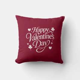 Cojín Decorativo Feliz día de San Valentín