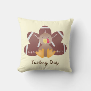Cojín Decorativo Feliz Día de Turquía