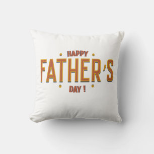 Cojín Decorativo Feliz Día del Padre - Famoso regalo para el mundo