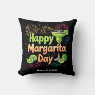 Cojín Decorativo Feliz Día Nacional de Margarita