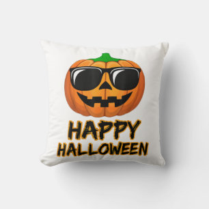 Cojín Decorativo Feliz disfraz de Halloween Graciosos Calabaza Homb