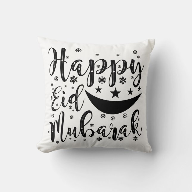 Cojín Decorativo Feliz Eid Mubarak (Anverso)