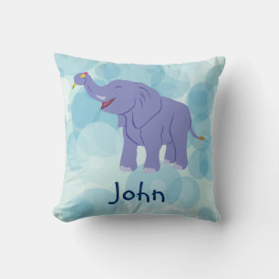 Cojín Decorativo Feliz elefante (personalizado)