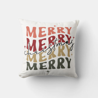 Cojín Decorativo Feliz Feliz Navidad Familia