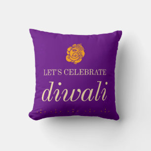 COJÍN DECORATIVO FELIZ FIESTA DIWALI