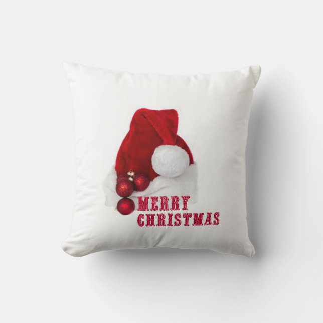 Cojín Decorativo Feliz Gorra navideño Cushion (Anverso)