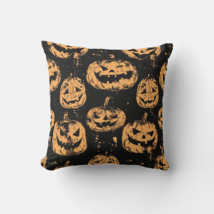 Cojín Decorativo Feliz Halloween Calabaza