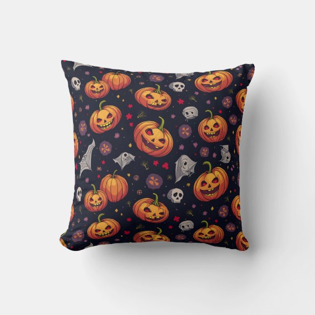 Cojín Decorativo Feliz Halloween Cushion Pillow (Anverso)