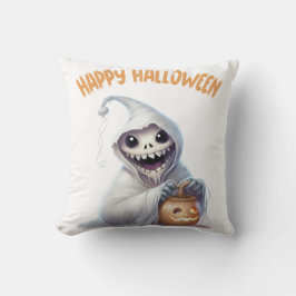 Cojín Decorativo Feliz Halloween Ghoul