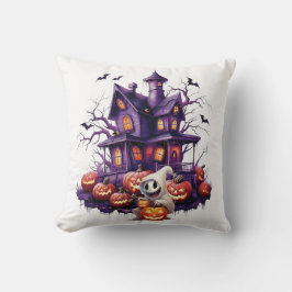 Cojín Decorativo Feliz Halloween Ghoul