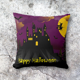 Cojín Decorativo Feliz Halloween Spooky