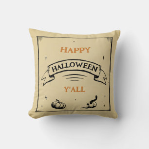 Cojín Decorativo feliz halloween ustedes