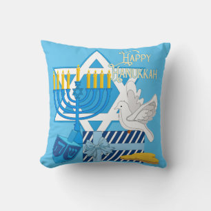 Cojín Decorativo Feliz Hanukkah