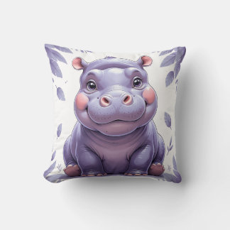 Cojín Decorativo Feliz Hippo