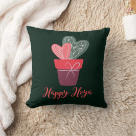 Cojín Decorativo Feliz Hoya Cute Love El día de San Valentín Romant