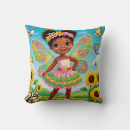 COJÍN DECORATIVO - "FELIZ JUSTICIA CON FLORES"