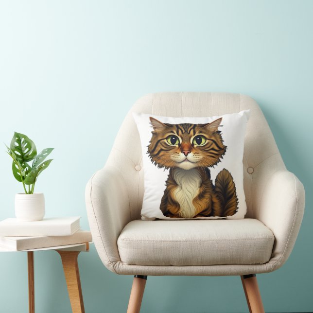 Cojín Decorativo Feliz Kitty (Silla)