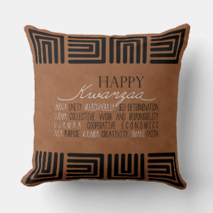 Cojín Decorativo Feliz Kwanzaa