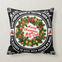 Feliz Mamá navideña y papá